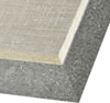Nos panneaux sont fabriqués à partir de 2 1/2-in. épaisse isolation en mousse rigide avec 1/2-in. épaisse plaque de ciment bardage