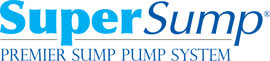 Logo pour notre système de pompe SuperSump®, disponible dans Gatineau et dans d'autres parties de Québec