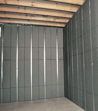 Panneaux d'isolation thermique pour le finissage de sous-sol à Laval, Québec